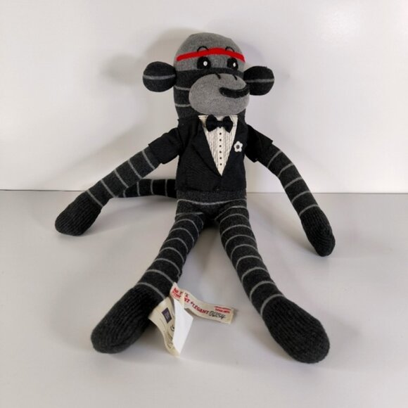 NWT Rare Y2K Gap Bo Tux Vincent Elegant Sock Monkey Plush #0084 17" 2006 - Picture 1 of 6
